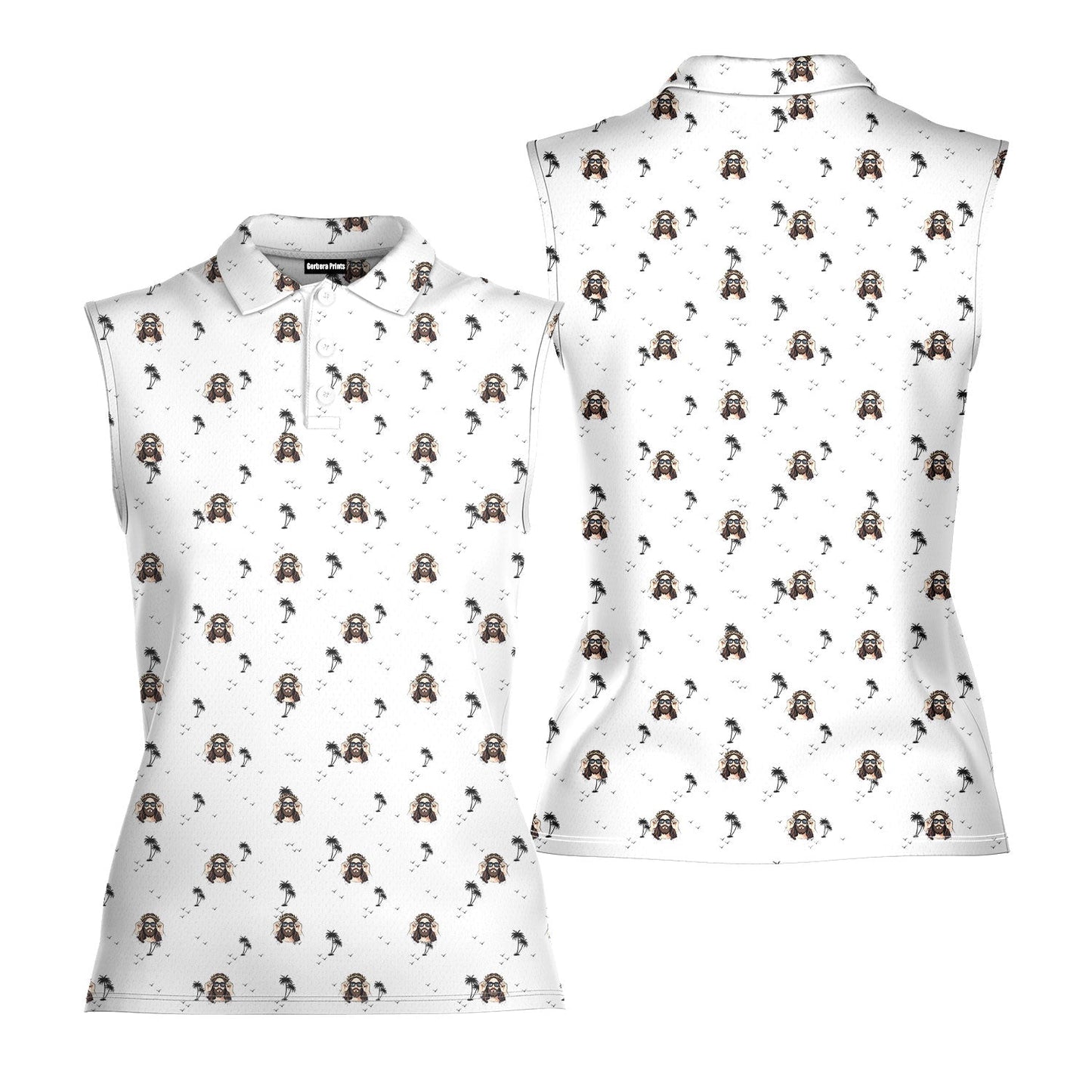 I Saw That - Ladies Sleeveless Golf Polo Shirt