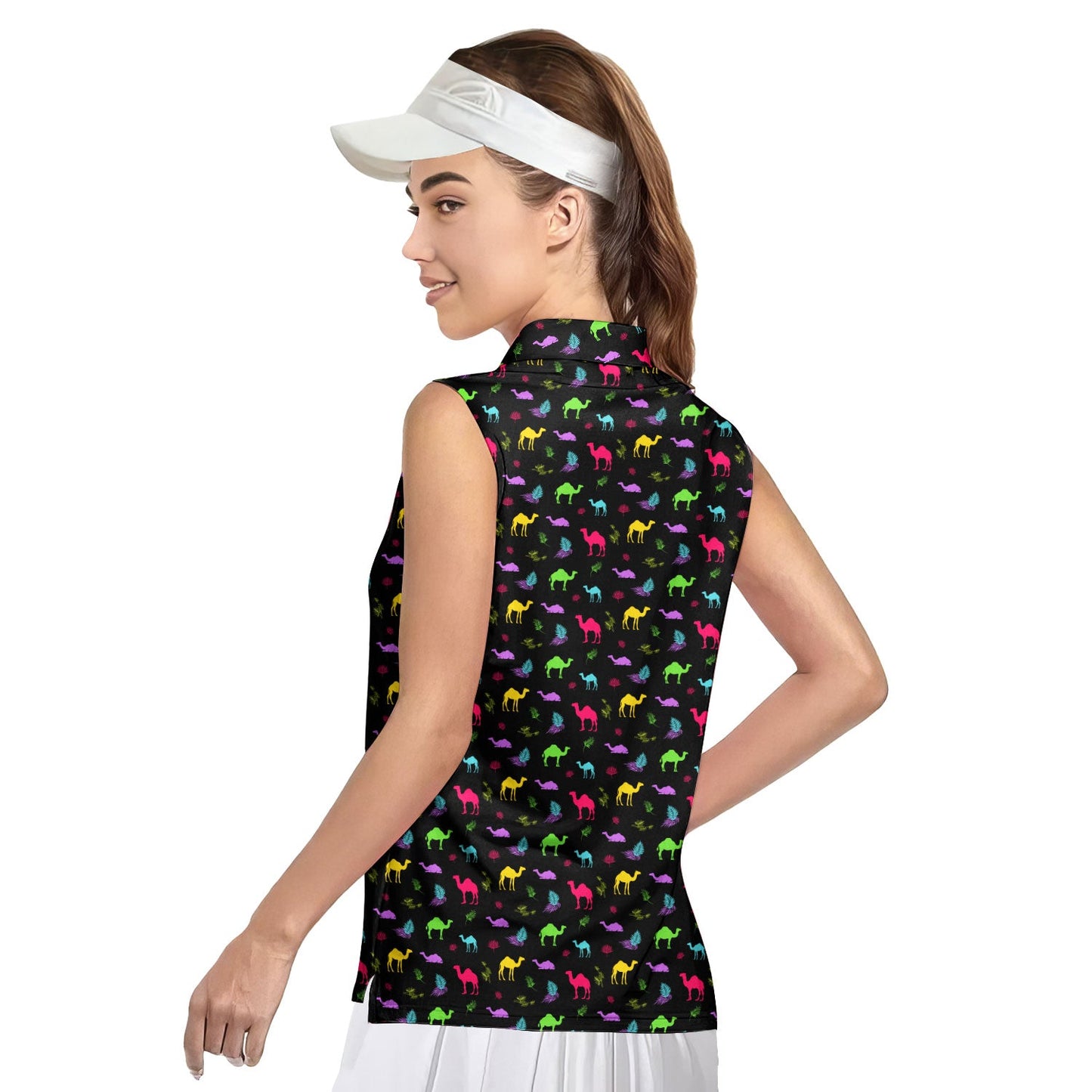 Hump Day - Ladies Sleeveless Golf Polo Shirt