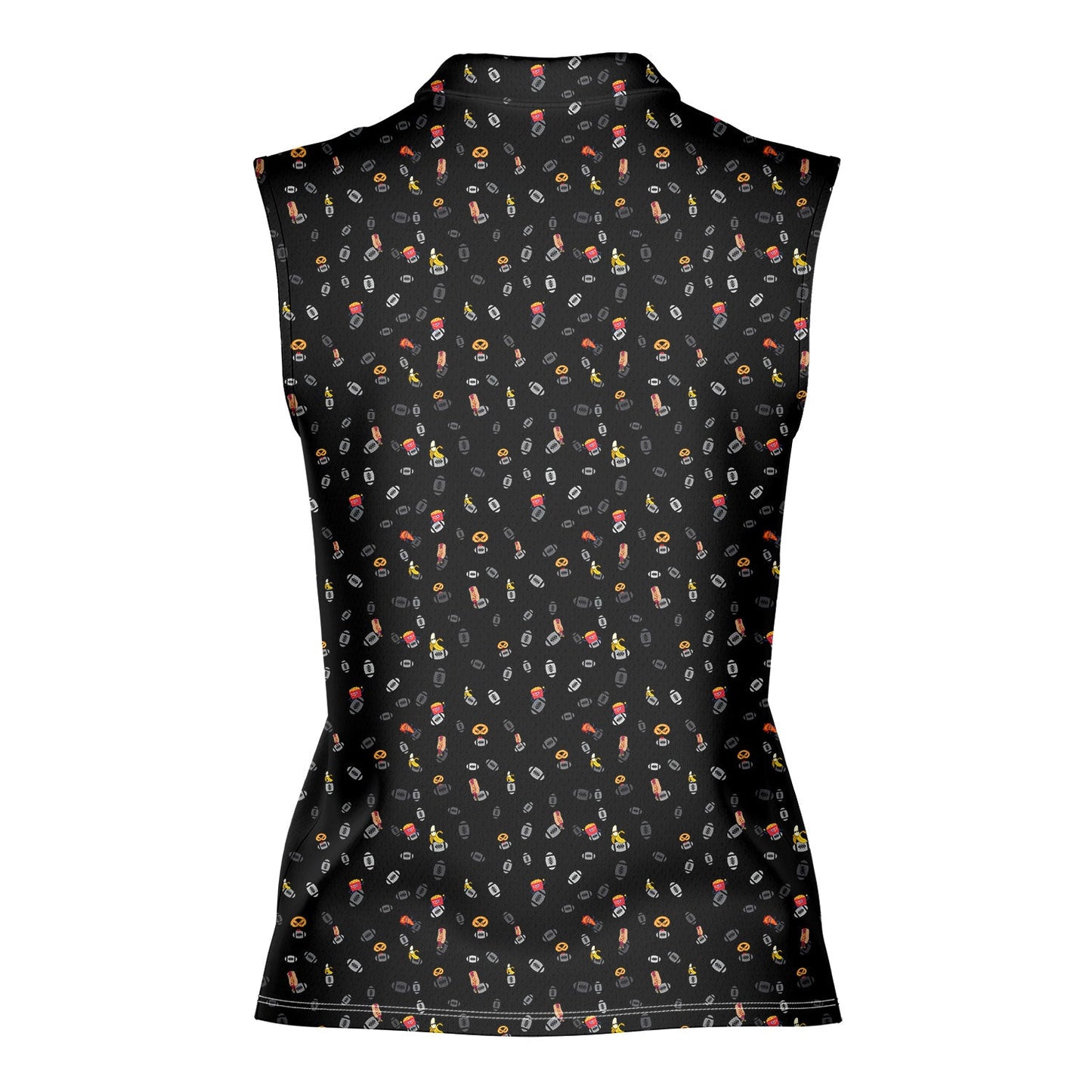 I’m Just Here For The Snacks - Ladies Sleeveless Golf Polo Shirt