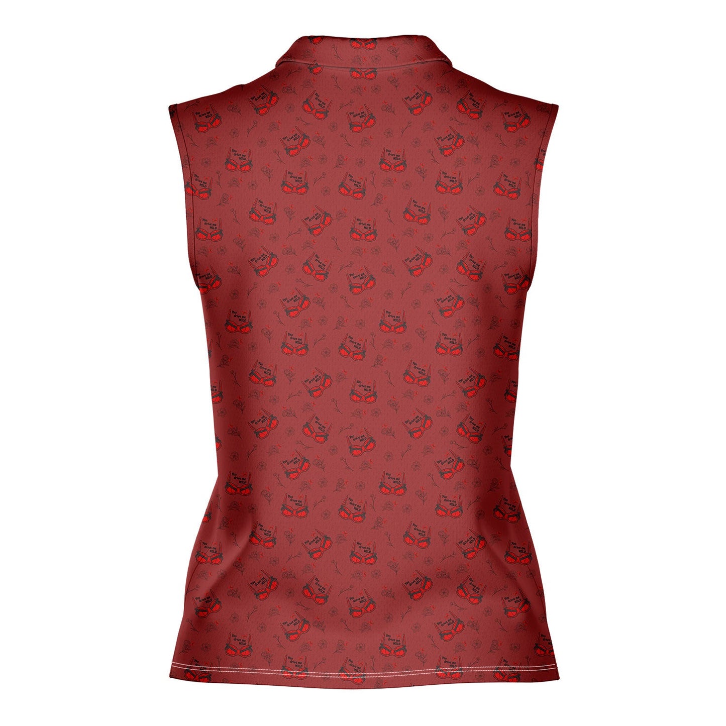 You Drive Me Wild - Ladies Sleeveless Golf Polo Shirt