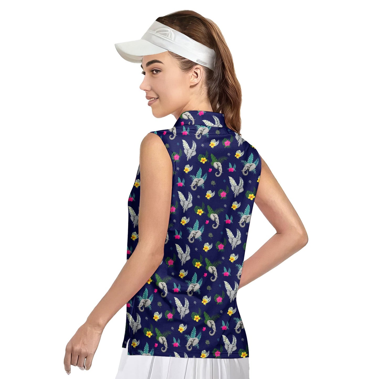 Big Trunk - Ladies Sleeveless Golf Polo Shirt