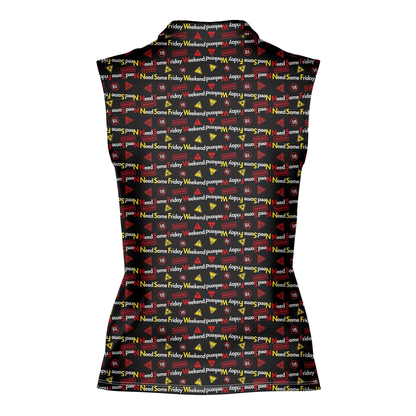 Need Some Friday Weekend - Ladies Sleeveless Golf Polo Shirt