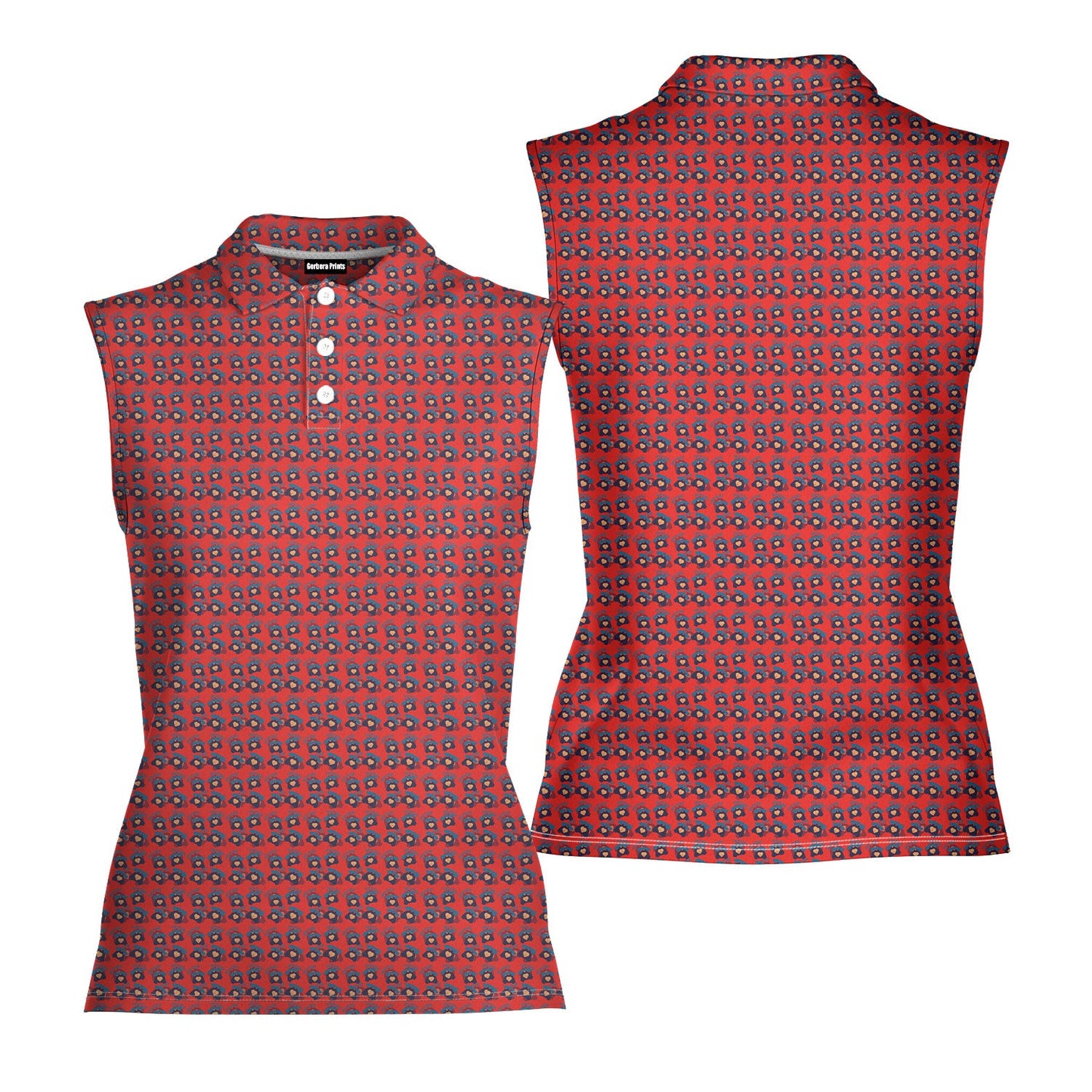 Booty Call - Ladies Sleeveless Golf Polo Shirt
