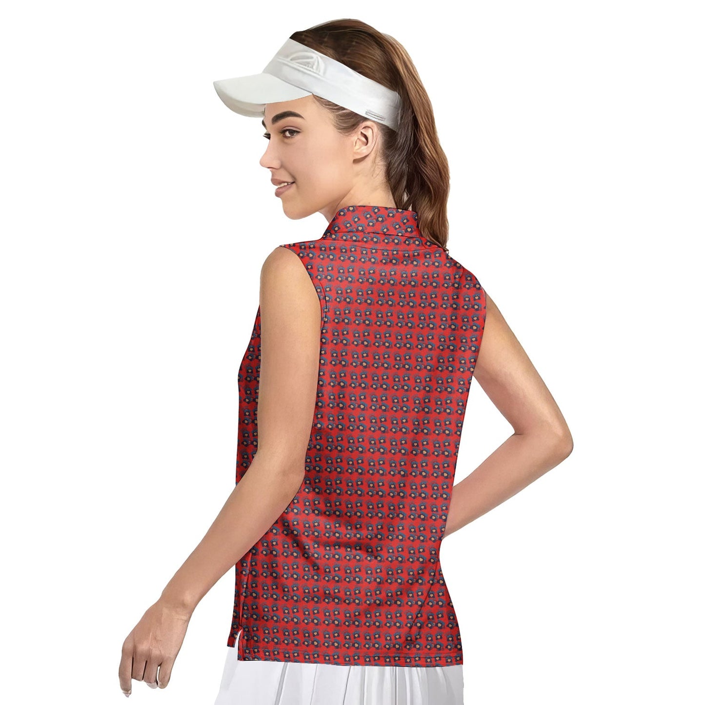 Booty Call - Ladies Sleeveless Golf Polo Shirt