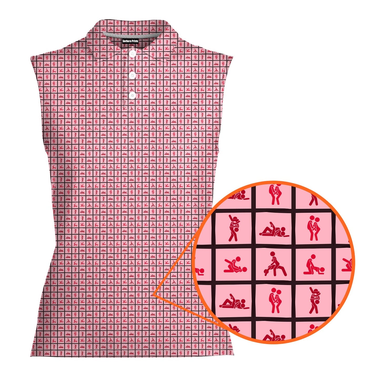 XO - Ladies Sleeveless Golf Polo Shirt