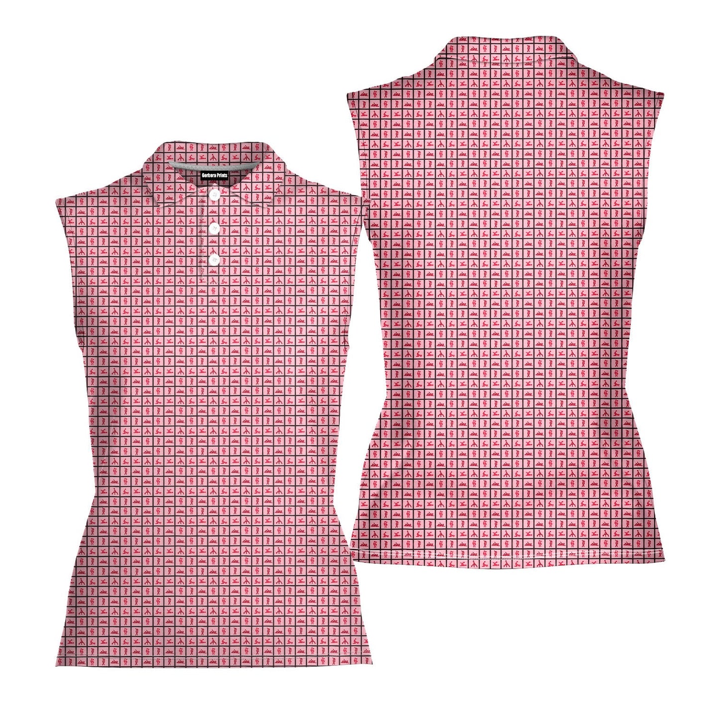 XO - Ladies Sleeveless Golf Polo Shirt