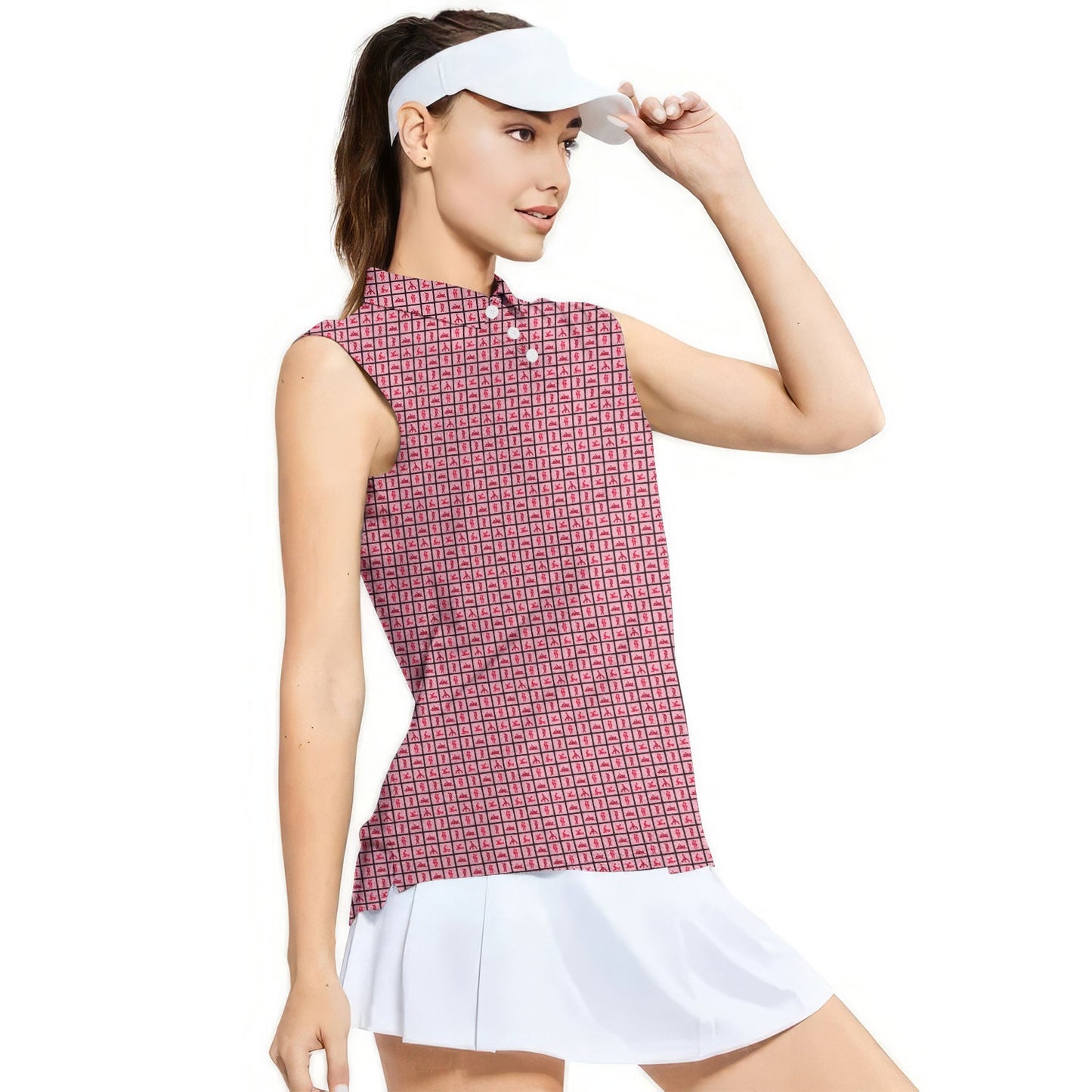 XO - Ladies Sleeveless Golf Polo Shirt