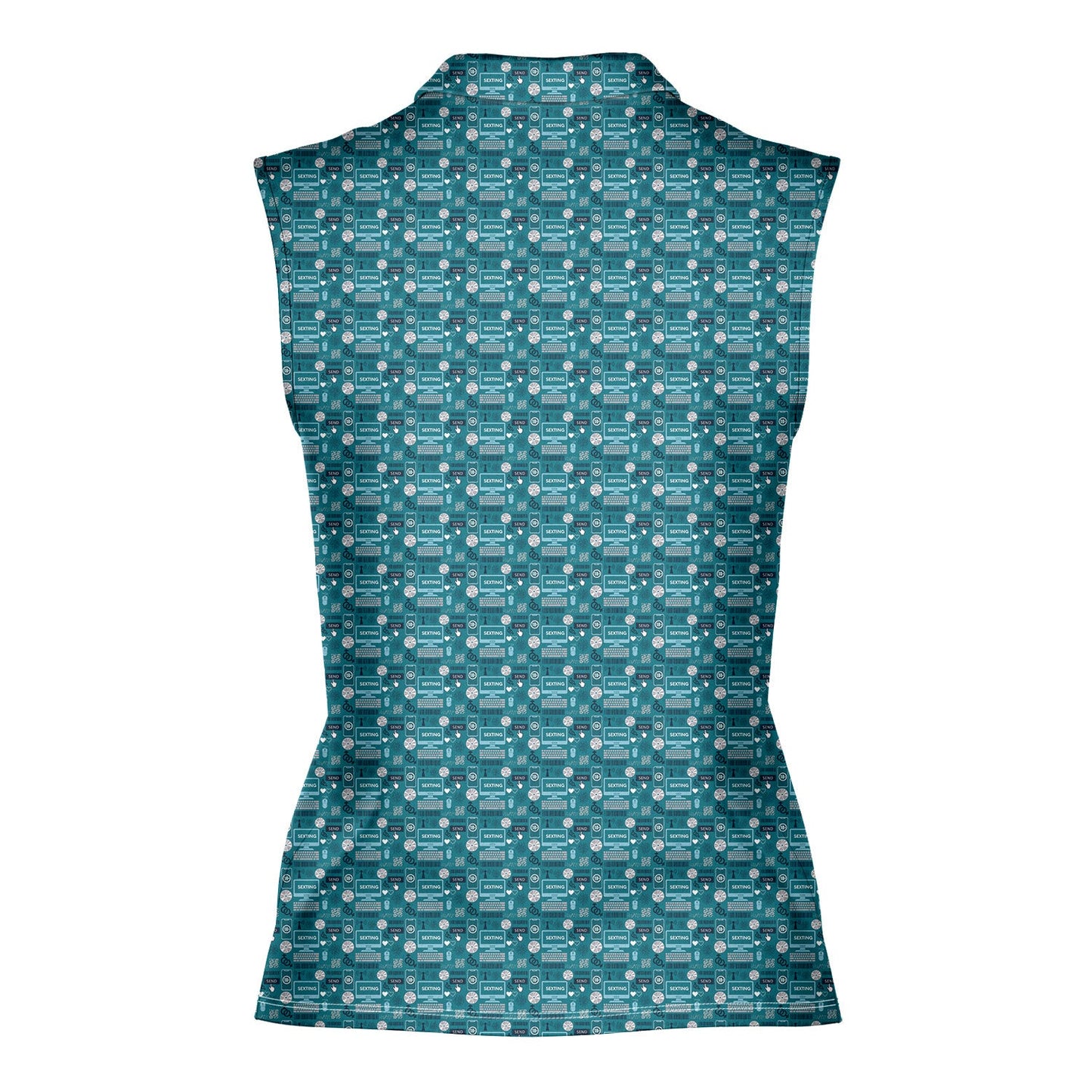 S-e-xting - Ladies Sleeveless Golf Polo Shirt