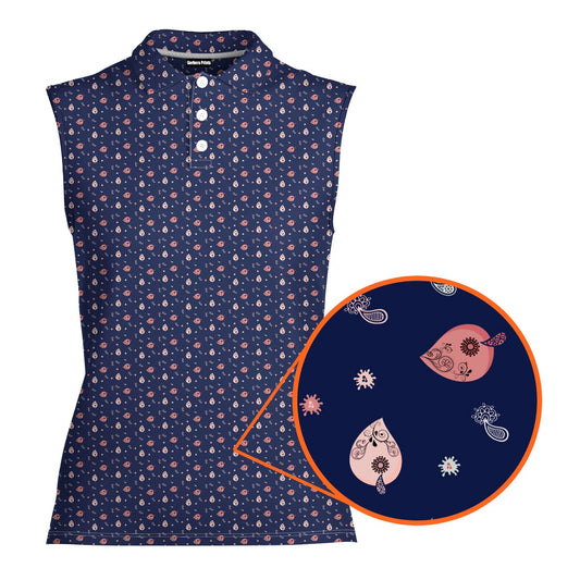 Milk Jugs - Ladies Sleeveless Golf Polo Shirt