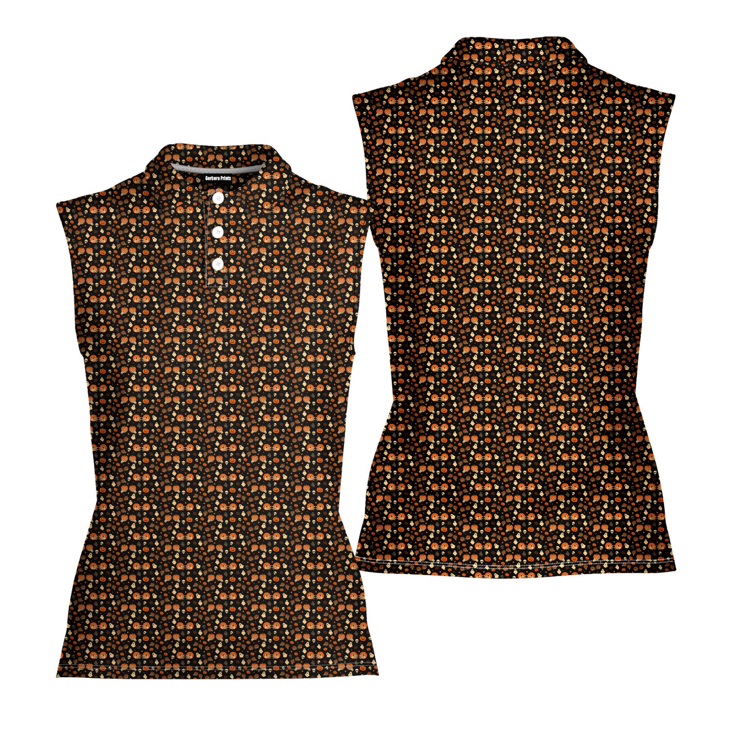 Honkin’ Pumpkins - Ladies Sleeveless Golf Polo Shirt