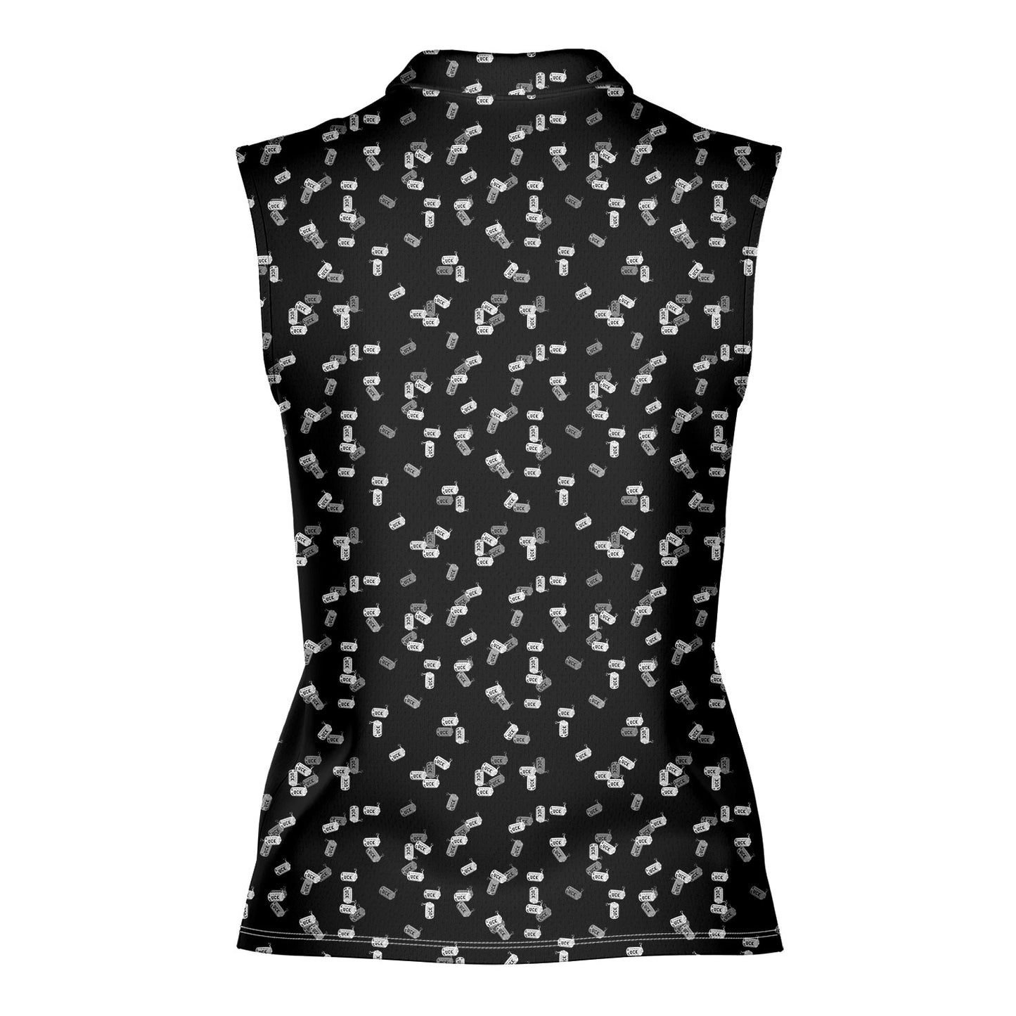 Getting Lucky - Ladies Sleeveless Golf Polo Shirt