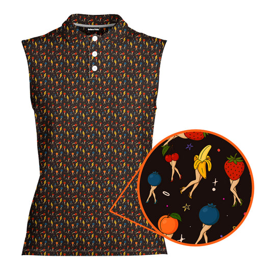 Legs For Days - Ladies Sleeveless Golf Polo Shirt