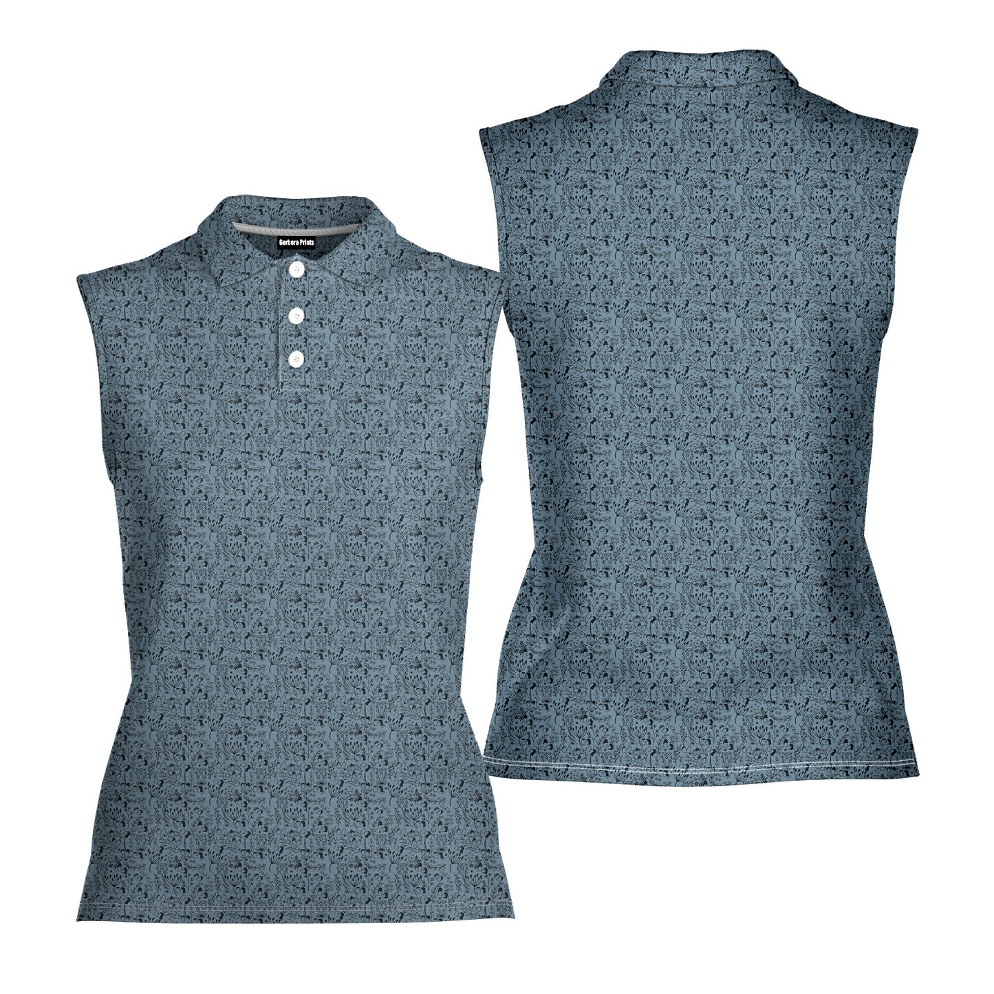 Swap Spit - Ladies Sleeveless Golf Polo Shirt