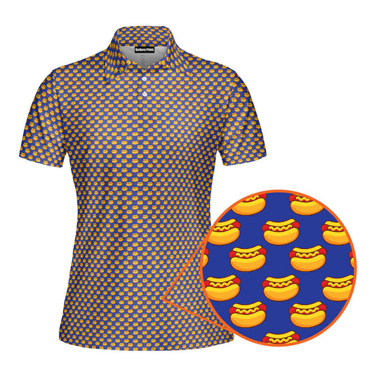 Drives for Dogs Funny Polo Shirt For Women