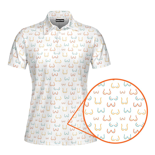 Funny Boobs Funny Polo Shirt For Women