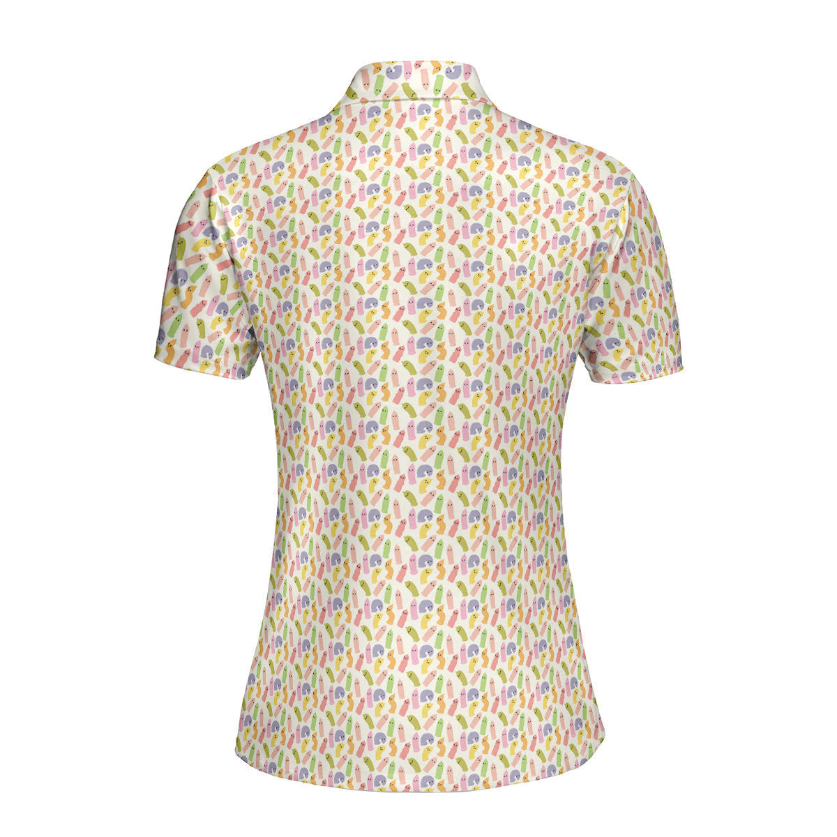 Cute Raincoat Cartoon Character Funny Polo Shirt For Women