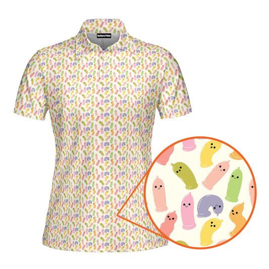 Cute Raincoat Cartoon Character Funny Polo Shirt For Women