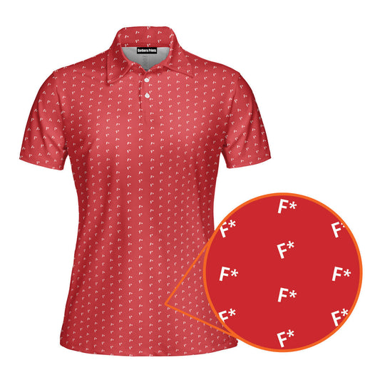 F* Fore the Laughs Funny Polo Shirt For Women