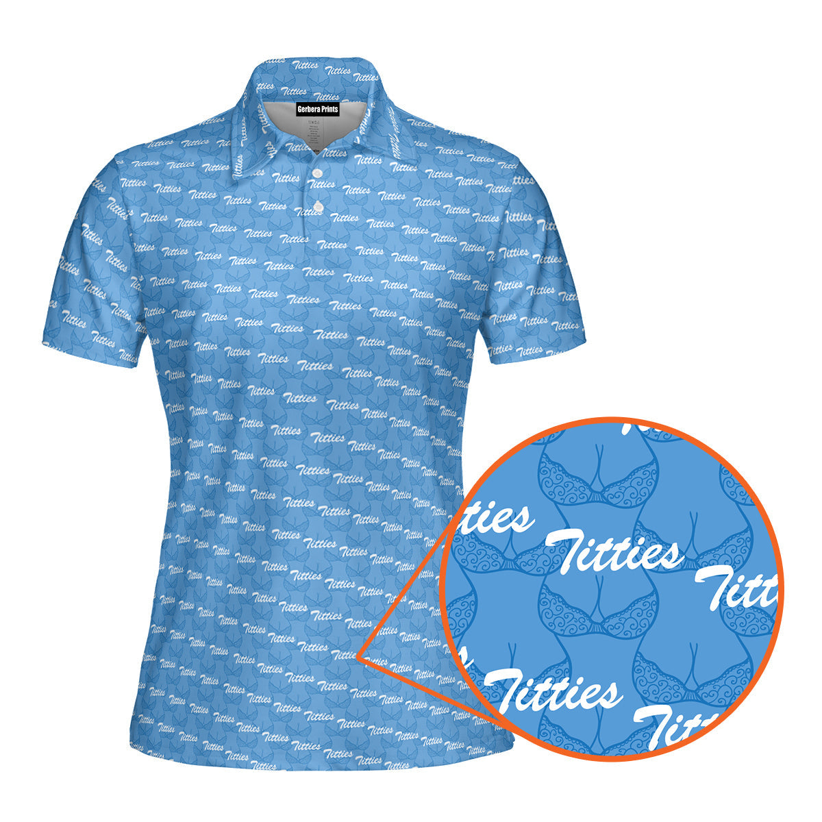 Bumper McGee Funny Polo Shirt For Women