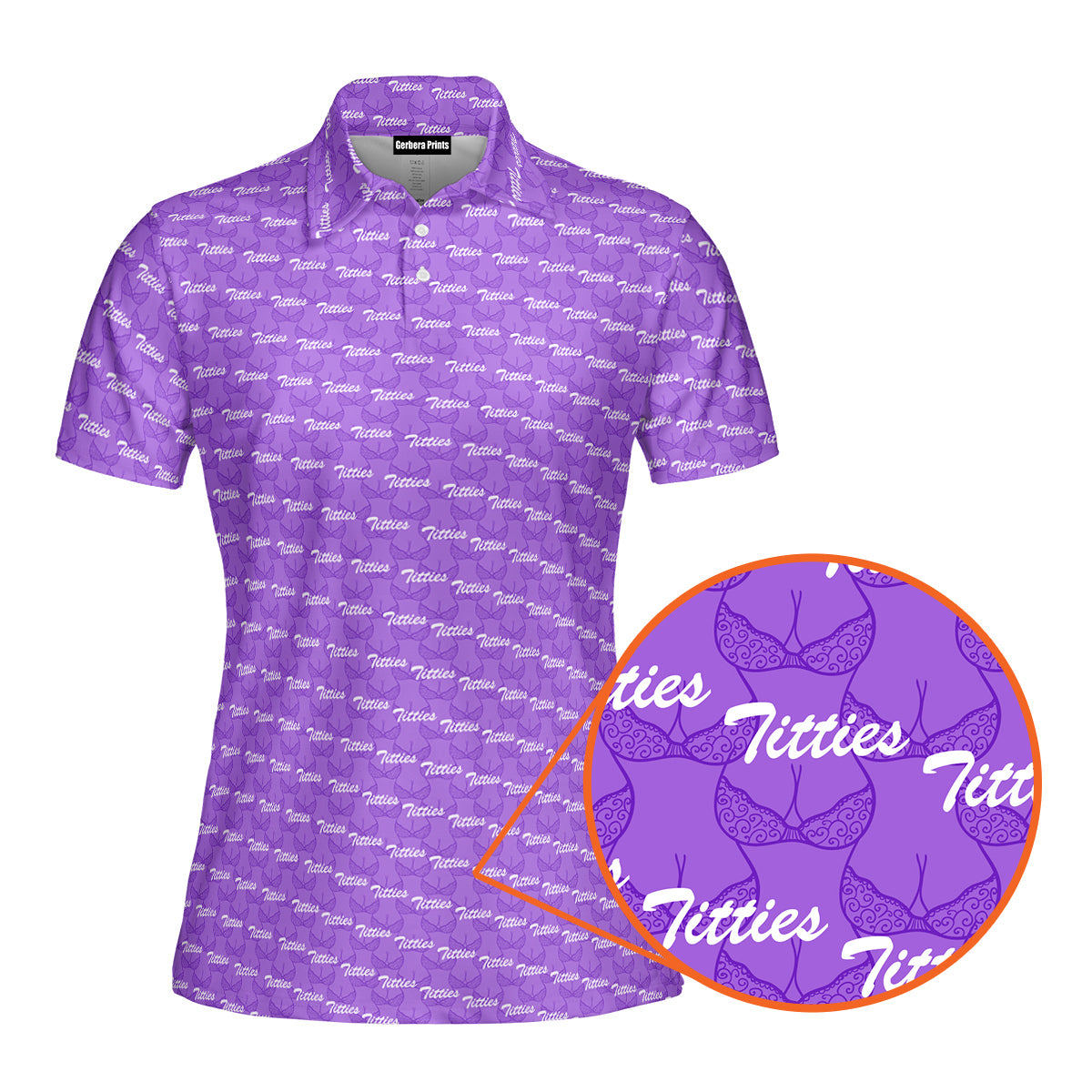 Bumper McGee Funny Polo Shirt For Women