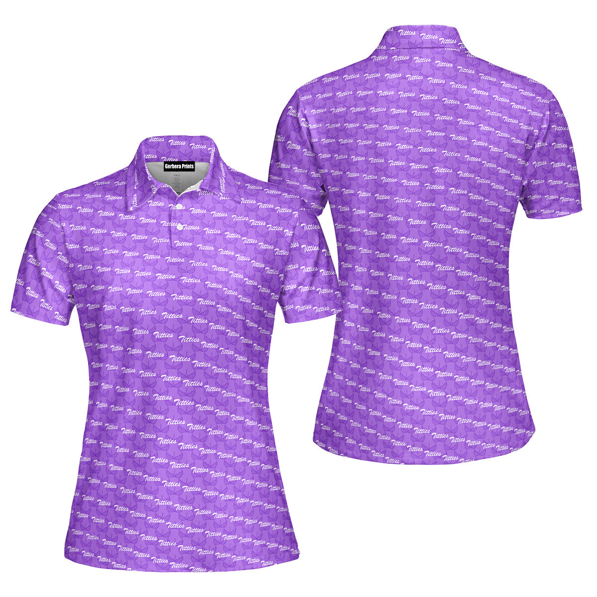 Bumper McGee Funny Polo Shirt For Women