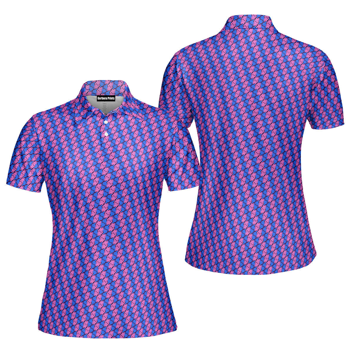 Tortoise Love Funny Polo Shirt For Women