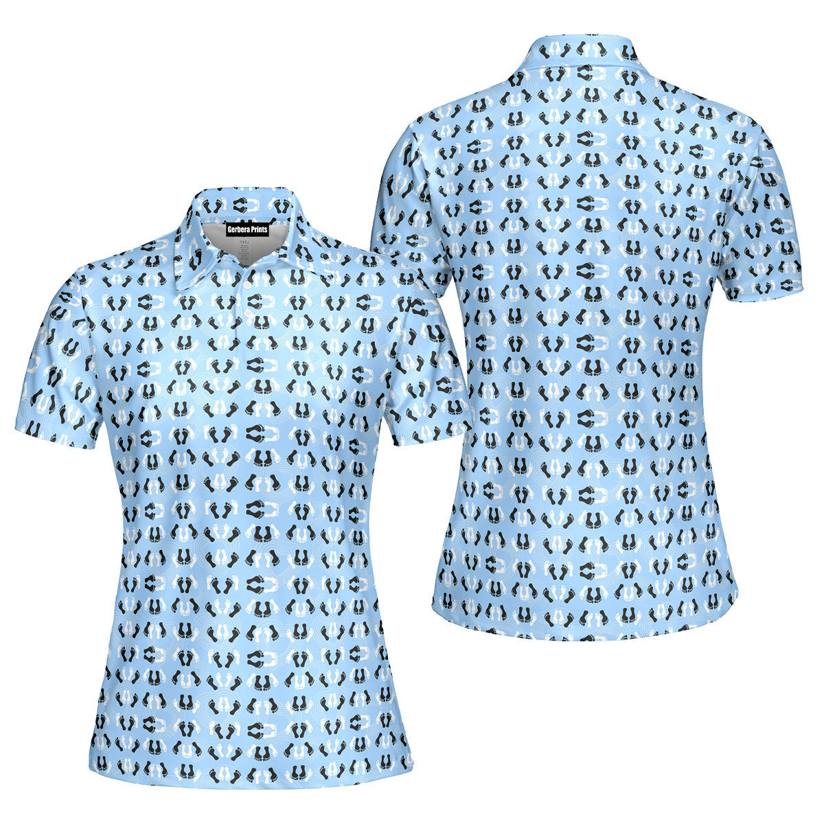 Feet Feet S-e-x Missionary Position Funny Polo Shirt For Women