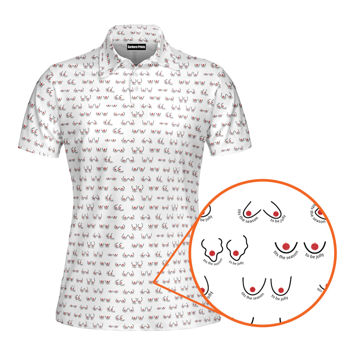 Chestnuts Roasting on an Open Fire Funny Polo Shirt For Women