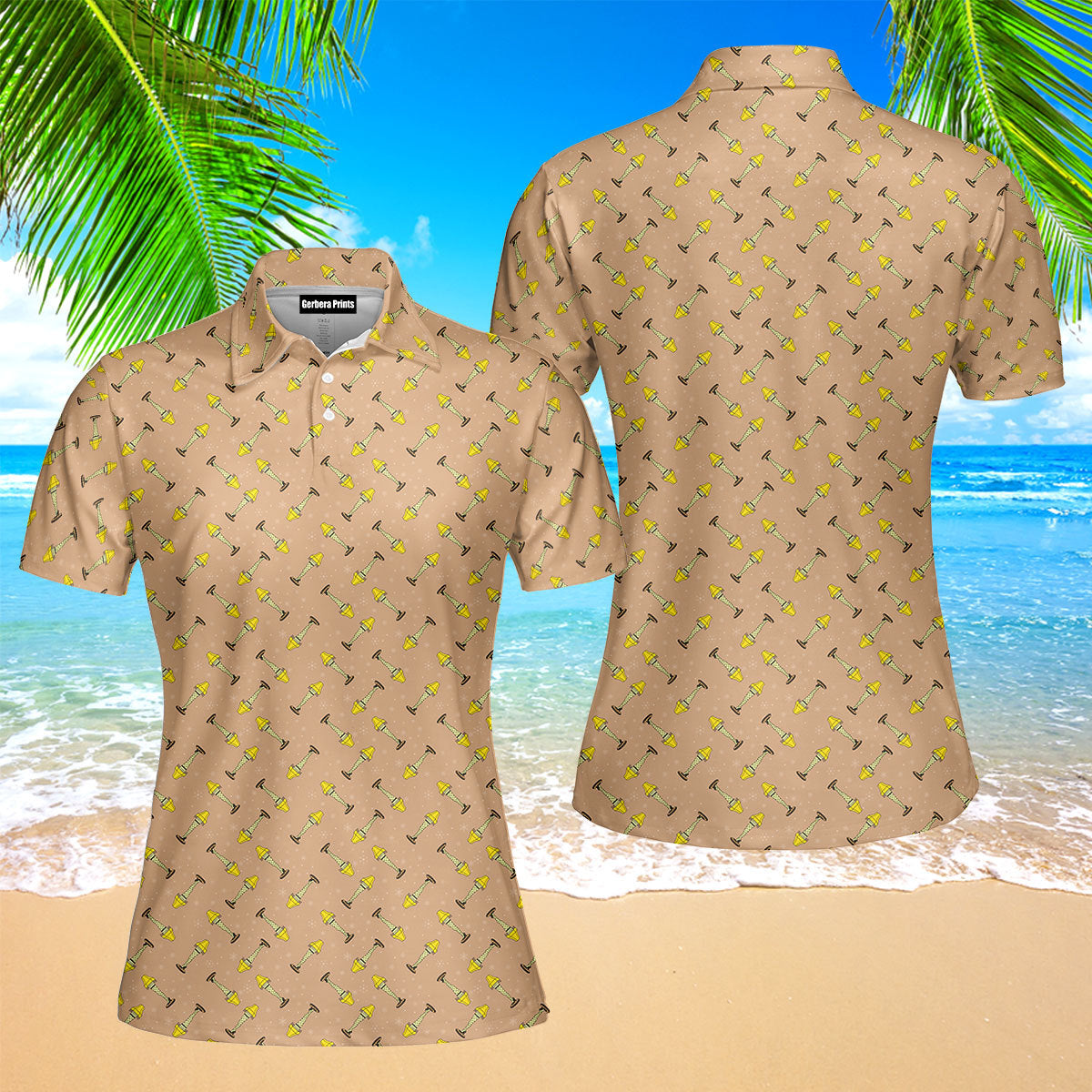 The Fragile Leg Lamp Christmas Funny Polo Shirt For Women