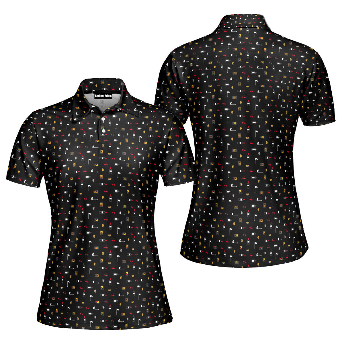 Beer Flag Polo Shirt For Women