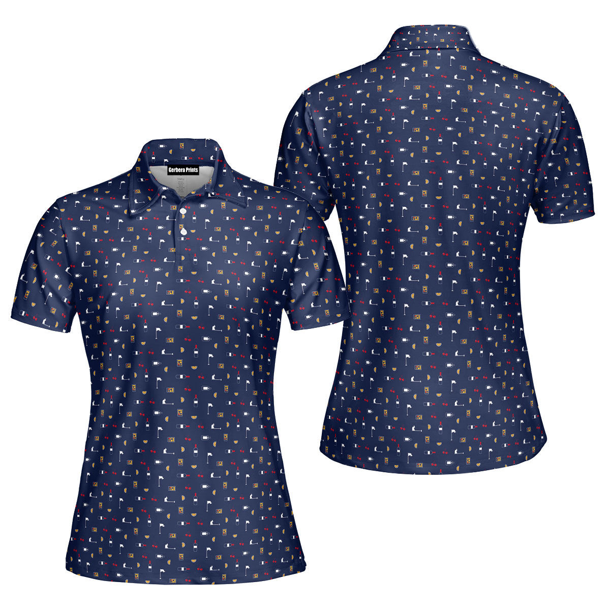 Beer Flag Polo Shirt For Women