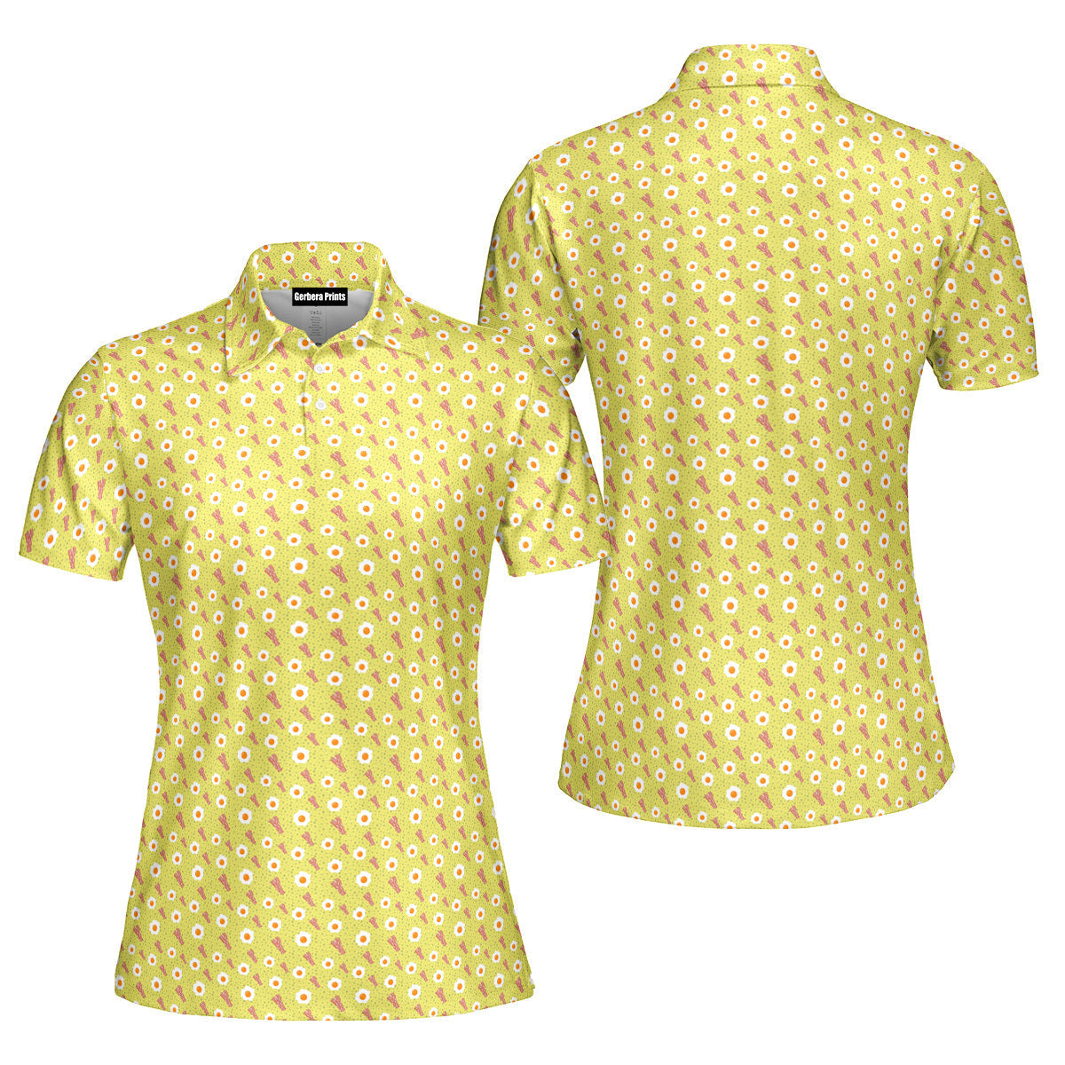 Breakfast Balls Funny Polo Shirt For Women
