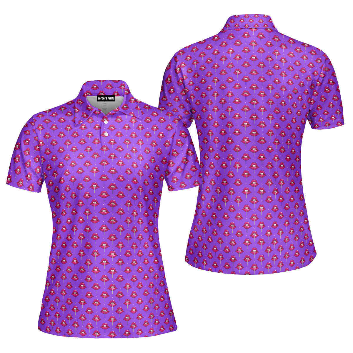 Disco Stick Funny Polo Shirt For Women
