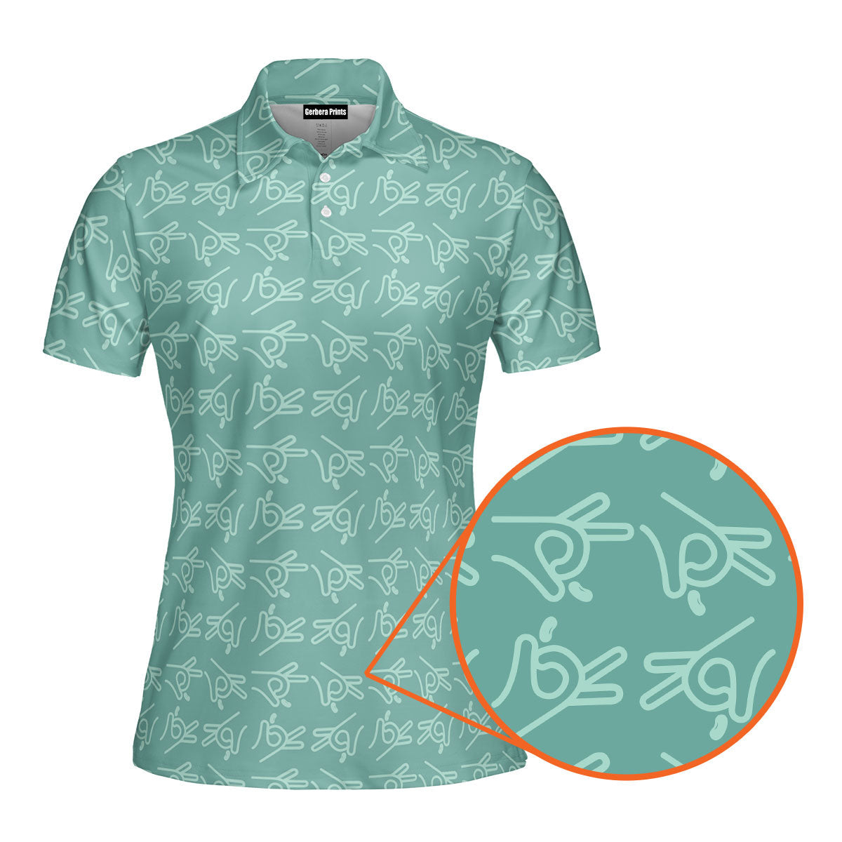 Bean Flicker Funny Polo Shirt For Women