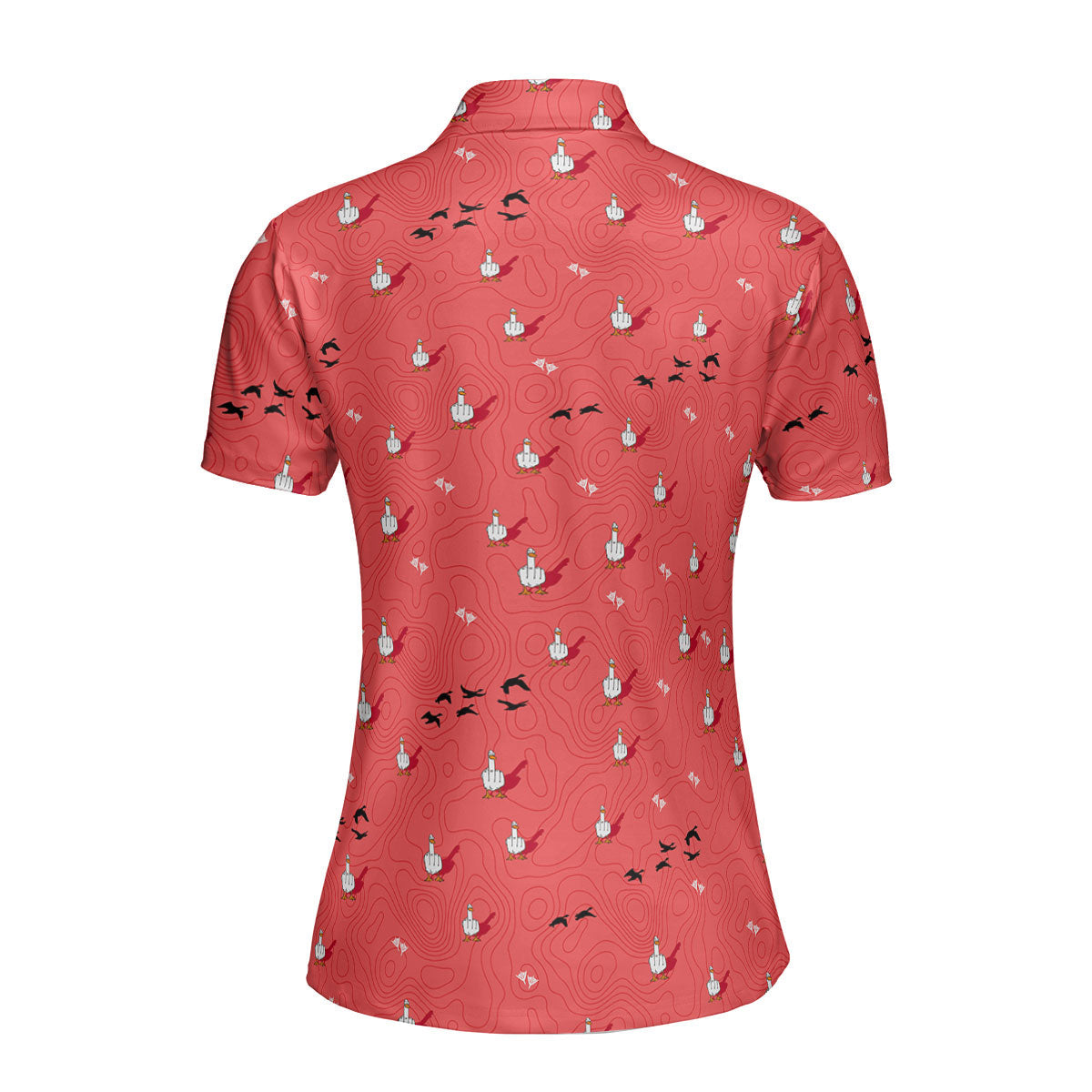 Duck You Funny Polo Shirt For Women