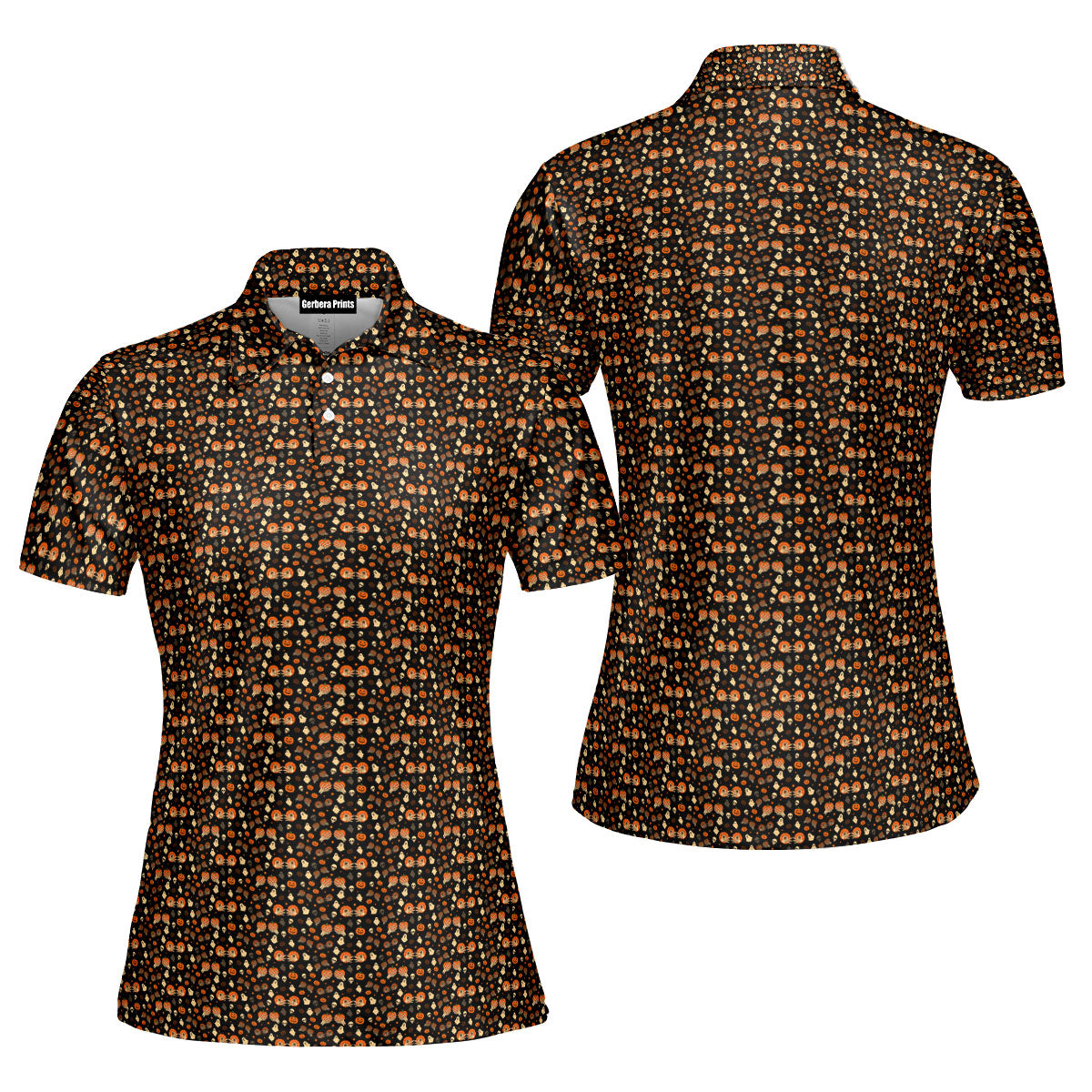 Honkin’ Pumpkins Funny Polo Shirt For Women