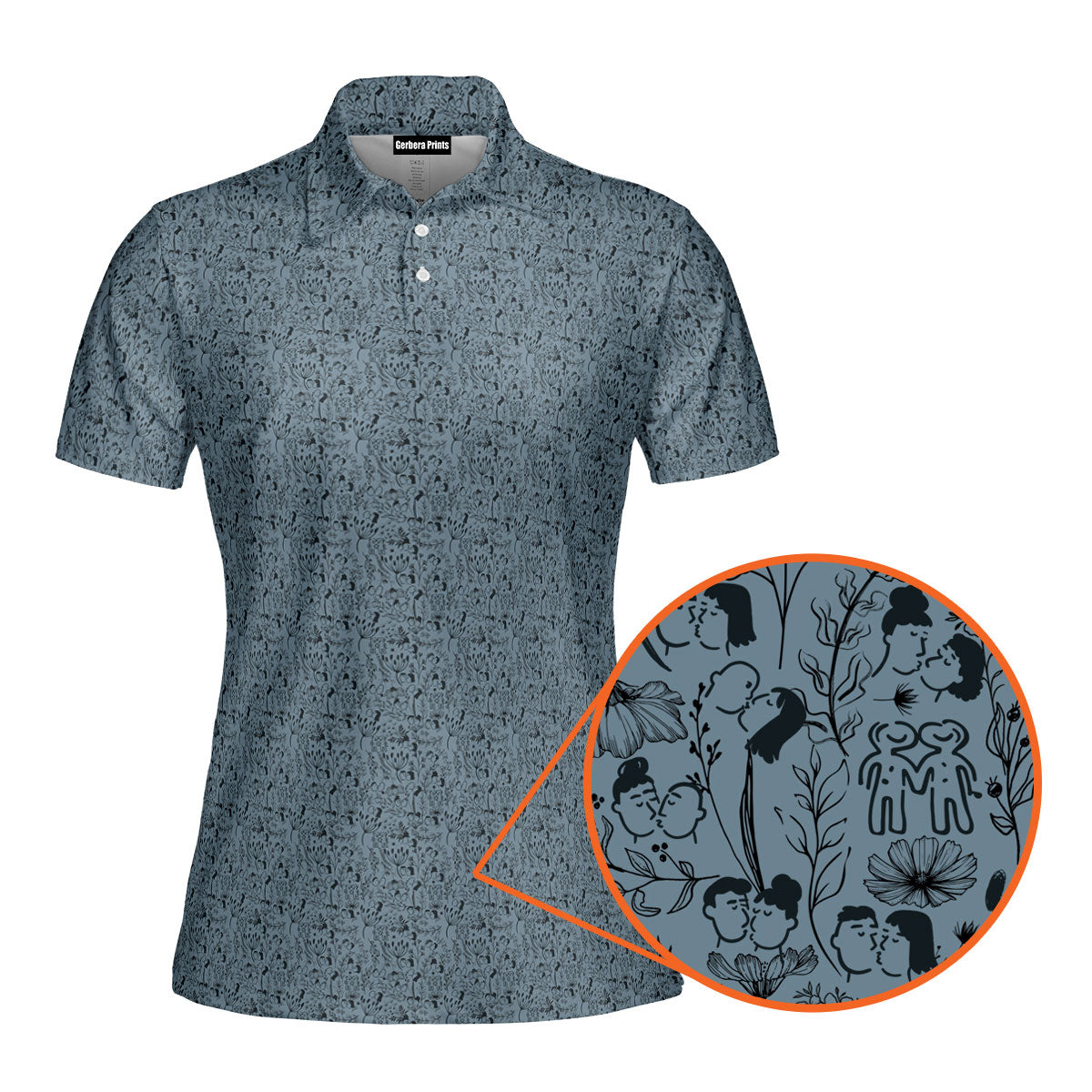 Swap Spit Funny Polo Shirt For Women