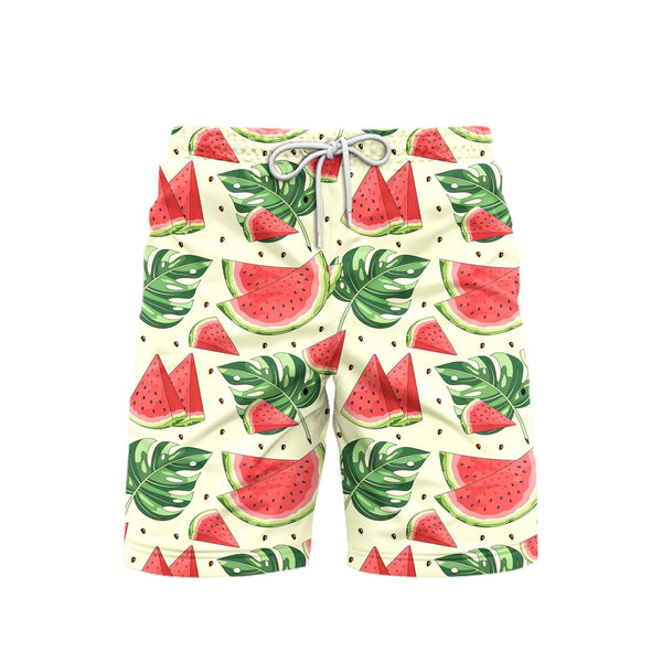 Juicy Watermelon Tropical Beach Shorts For Men
