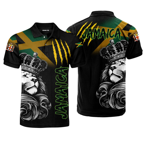 Jamaica Flag Polo Shirt For Men PO1448