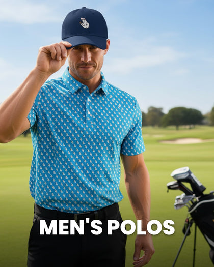 Men's golf polos