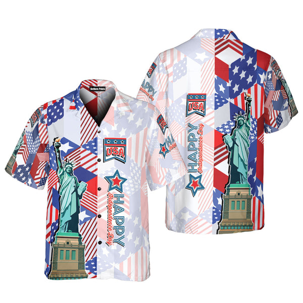 Patriotic Fourth Of July Independence Day Hawaiian Shirt