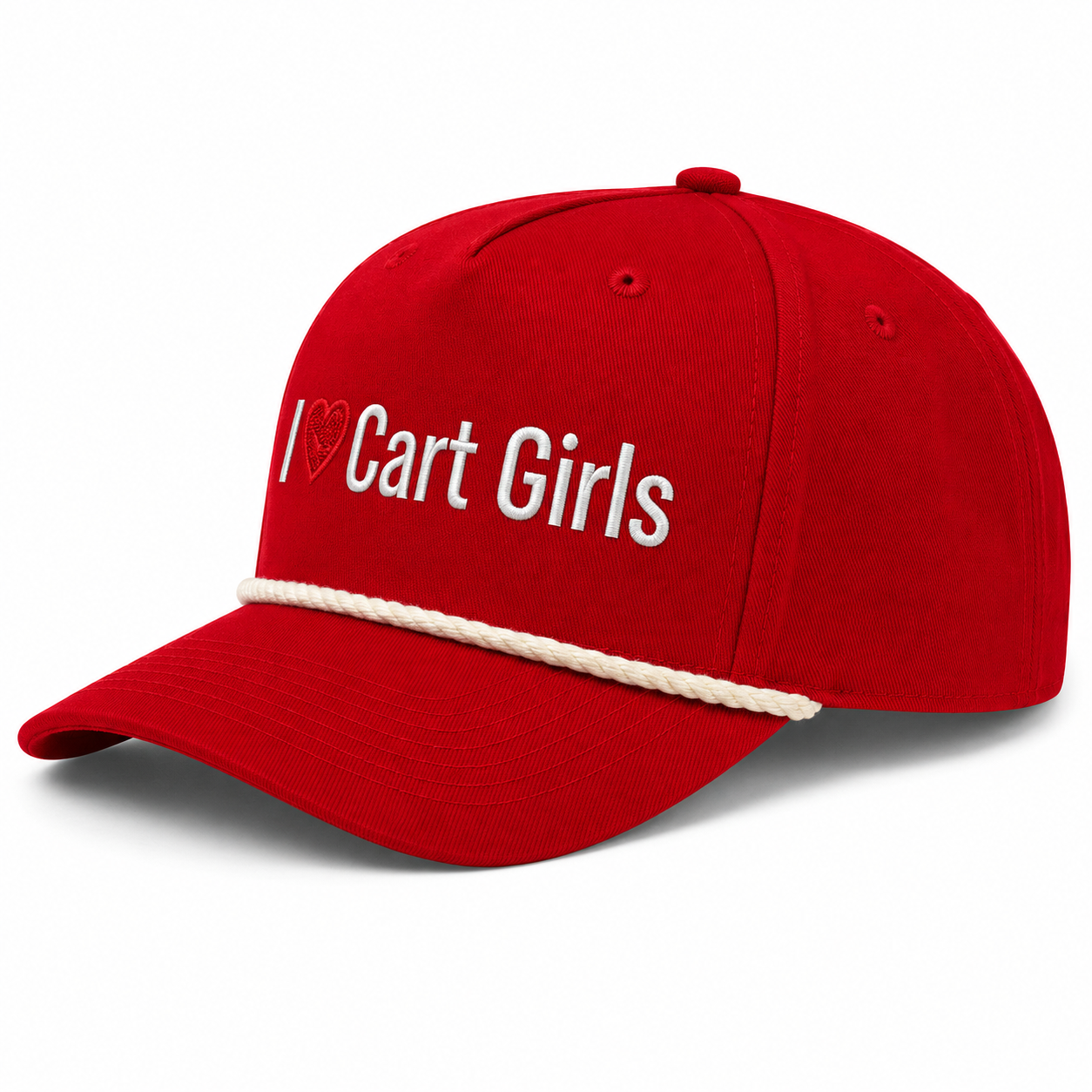 I Heart Cart Girls Rope Hat