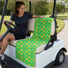 19th Hole Bogey Banana Green Full-Size Towel & Car Seat Cover - On a Golf Cart Seat