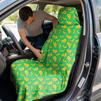 19th Hole Bogey Banana Green Full-Size Towel & Car Seat Cover - In the Car