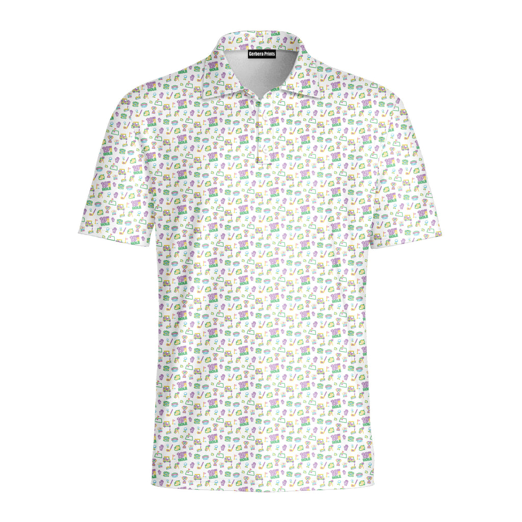 19th Hole Glow Polo Shirt For Men - Front