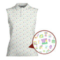 19th Hole Glow Women Sleeveless Polo Shirt - 1