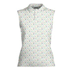 19th Hole Glow Women Sleeveless Polo Shirt - 2