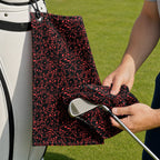 19th Hole Roll The Dice Vegas Themed Golf Towel - Cleaning a Club