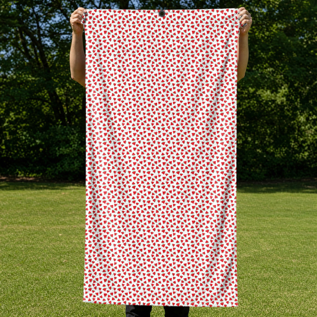19th Hole The Watermelon Season Full-Size Towel & Car Seat Cover - Held Open