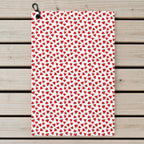 19th Hole The Watermelon Season Golf Towel - Laid Flat
